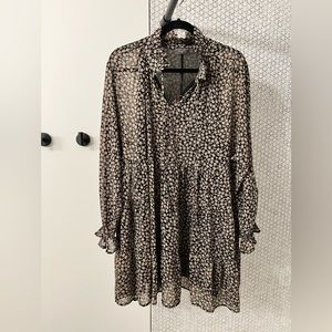 Dress Forum long sleeved swing dress (M). Worn once!